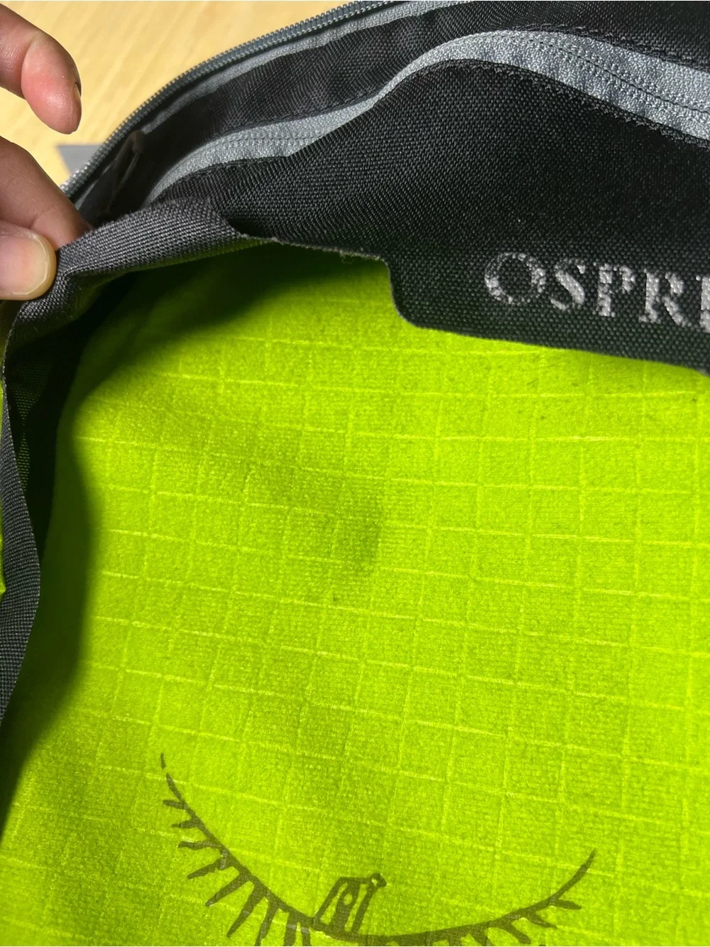 Osprey Cyber Port Backpack Gray Travel Work School Bag